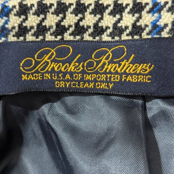 Brooks Brothers Black and White Checkered Blazer - Picture 7 of 10